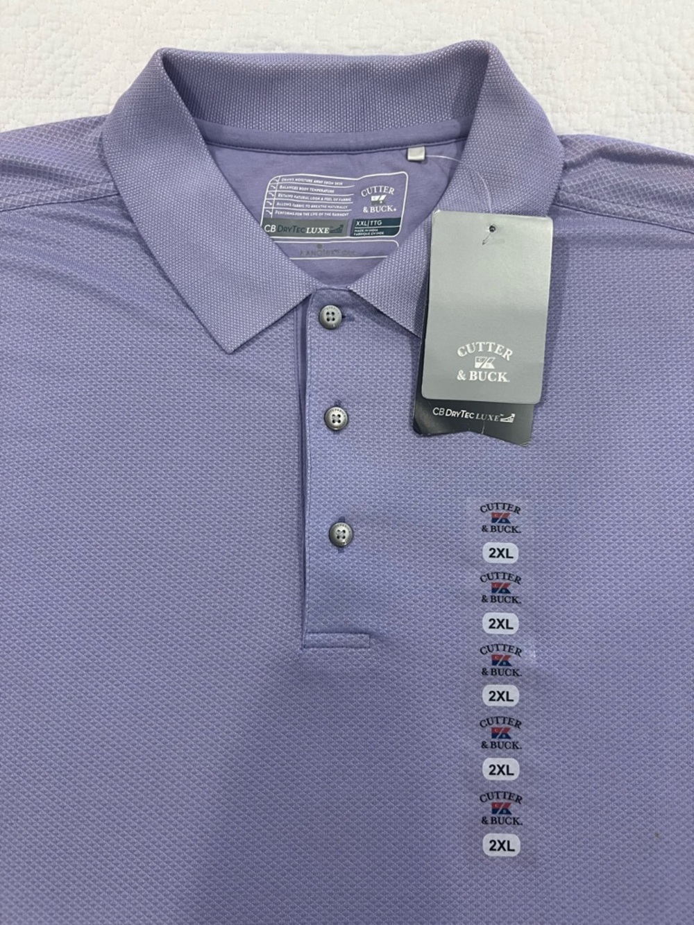 Cutter & Buck Lavender Polo Shirt